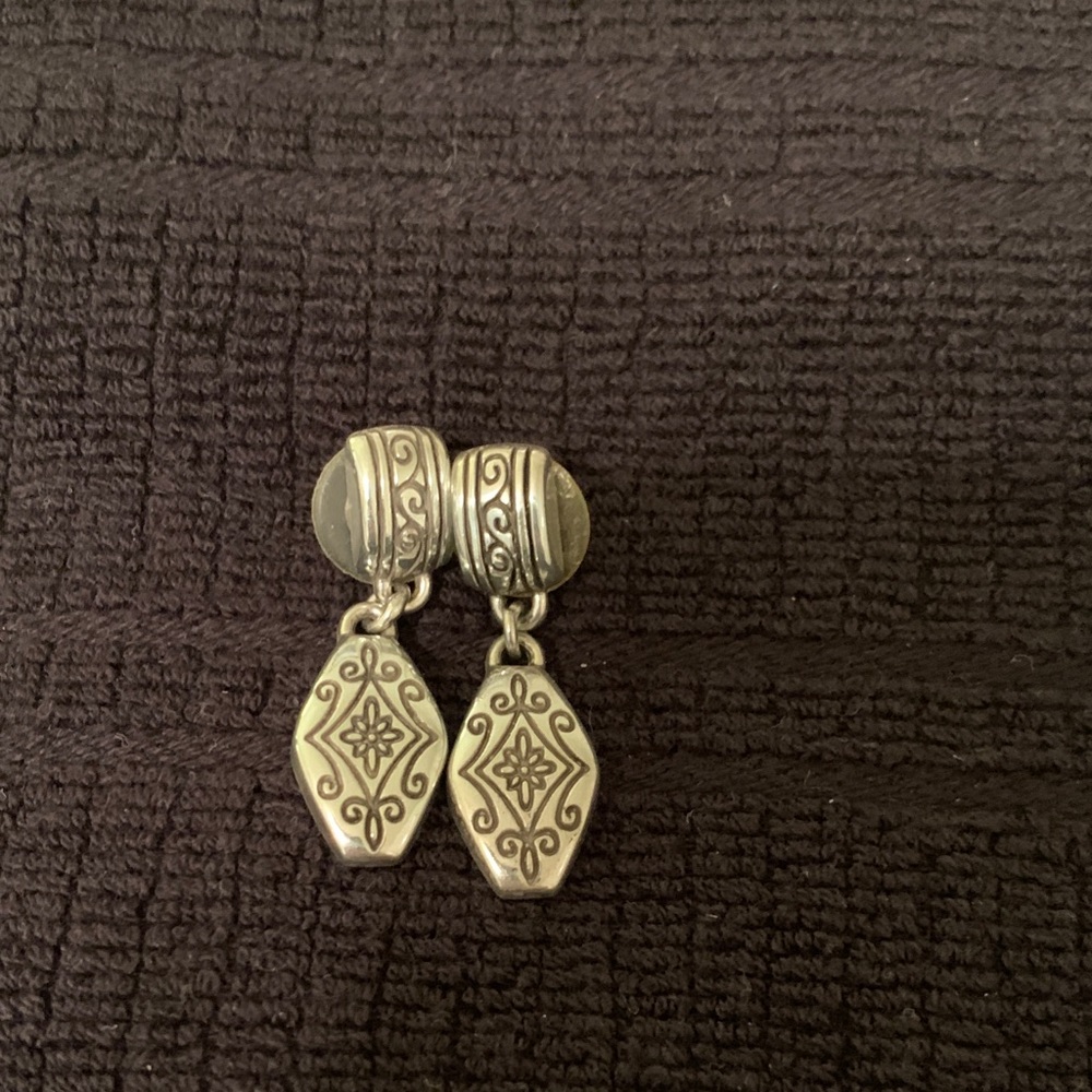Elegant Silver Brighton Dangle Earrings